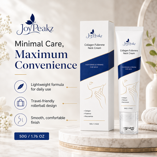 Joypeakz™ Daily Neck Firming Cream – Smoother, Softer-Looking Skin 🌿