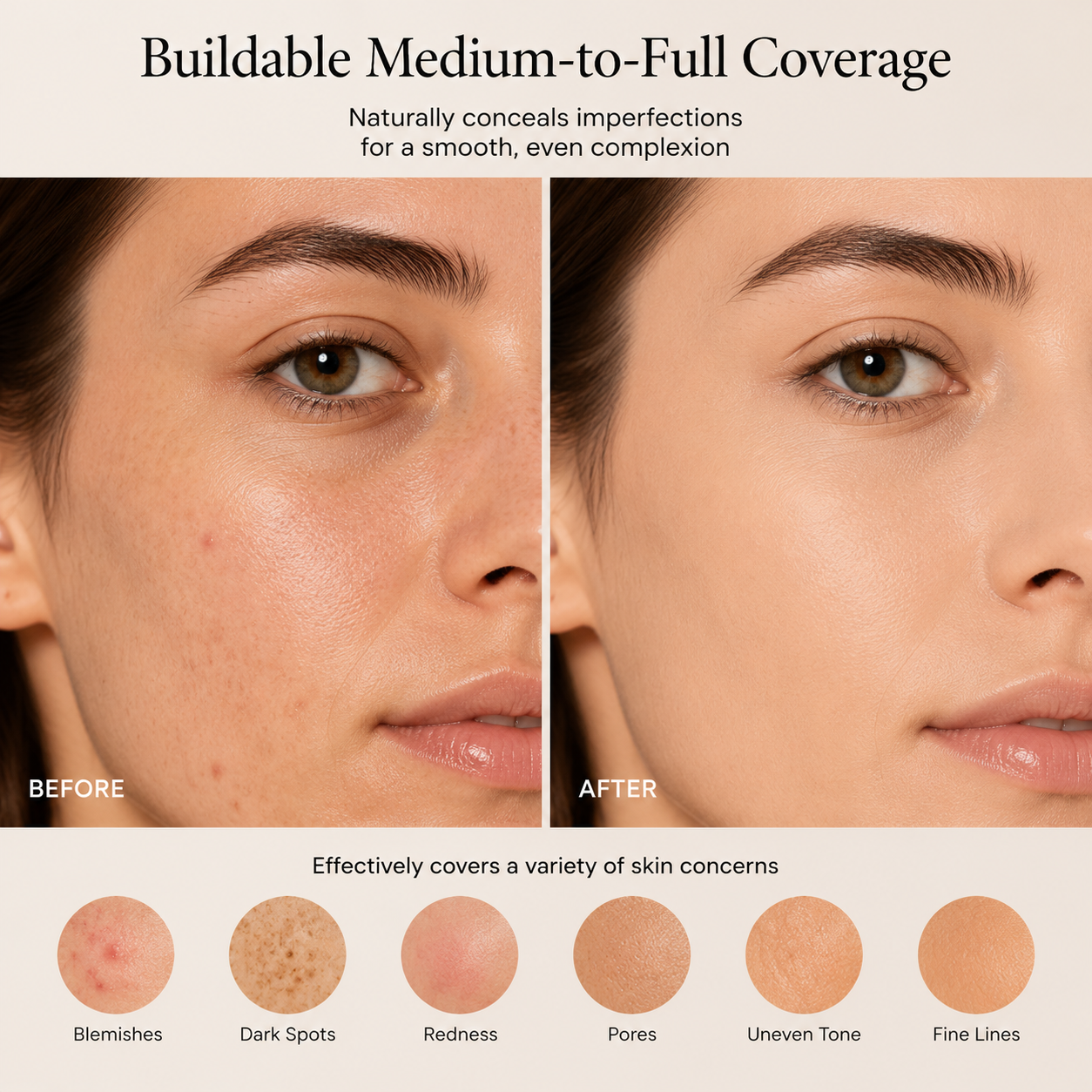JoyPeakz™ Magic Skin Changing Foundation – Smart Shade-Adapting Makeup