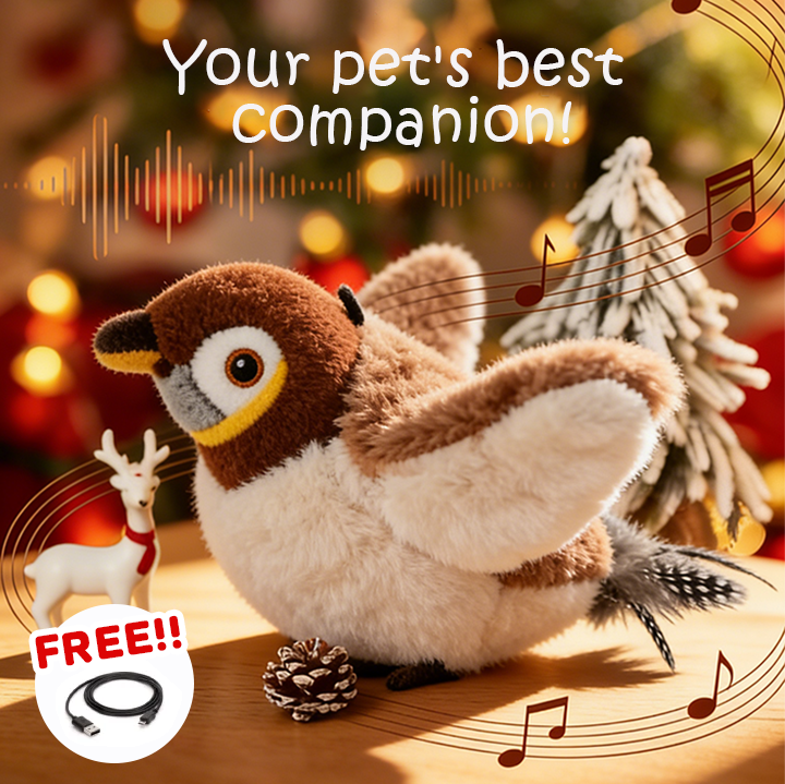 🎁 Holiday Offer! NESLEMY Soft Plush Bird Toy, Cozy Christmas Home Decor / Perfect Gift Idea 🎅