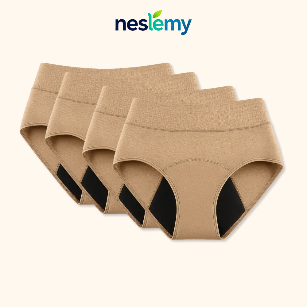 🎄 Christmas Mega Sale 70% OFF | NESLEMY™ 100% Leak-Proof Underwear 4-Pack 🎁