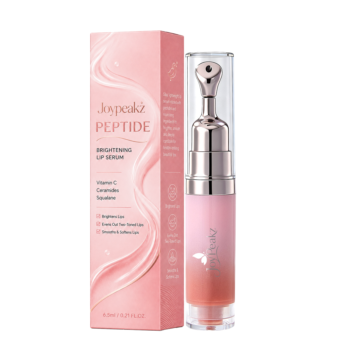 Joypeakz™ Lip Radiance Serum – Brightening Moisture Care
