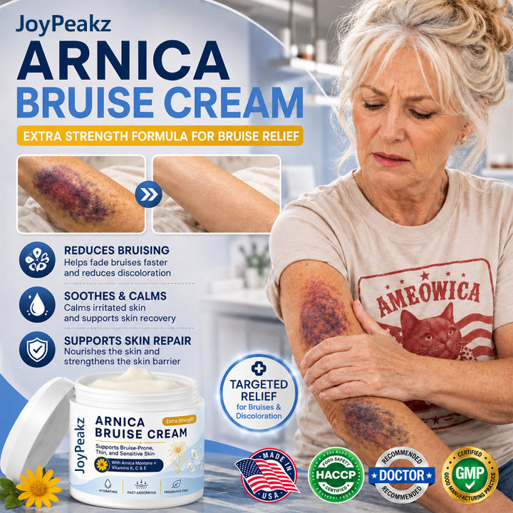 🔥100K+ Customers Served – JoyPeakz® Arnica Bruise Cream