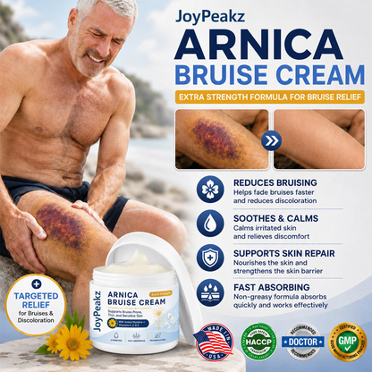 🔥100K+ Customers Served – JoyPeakz® Arnica Bruise Cream