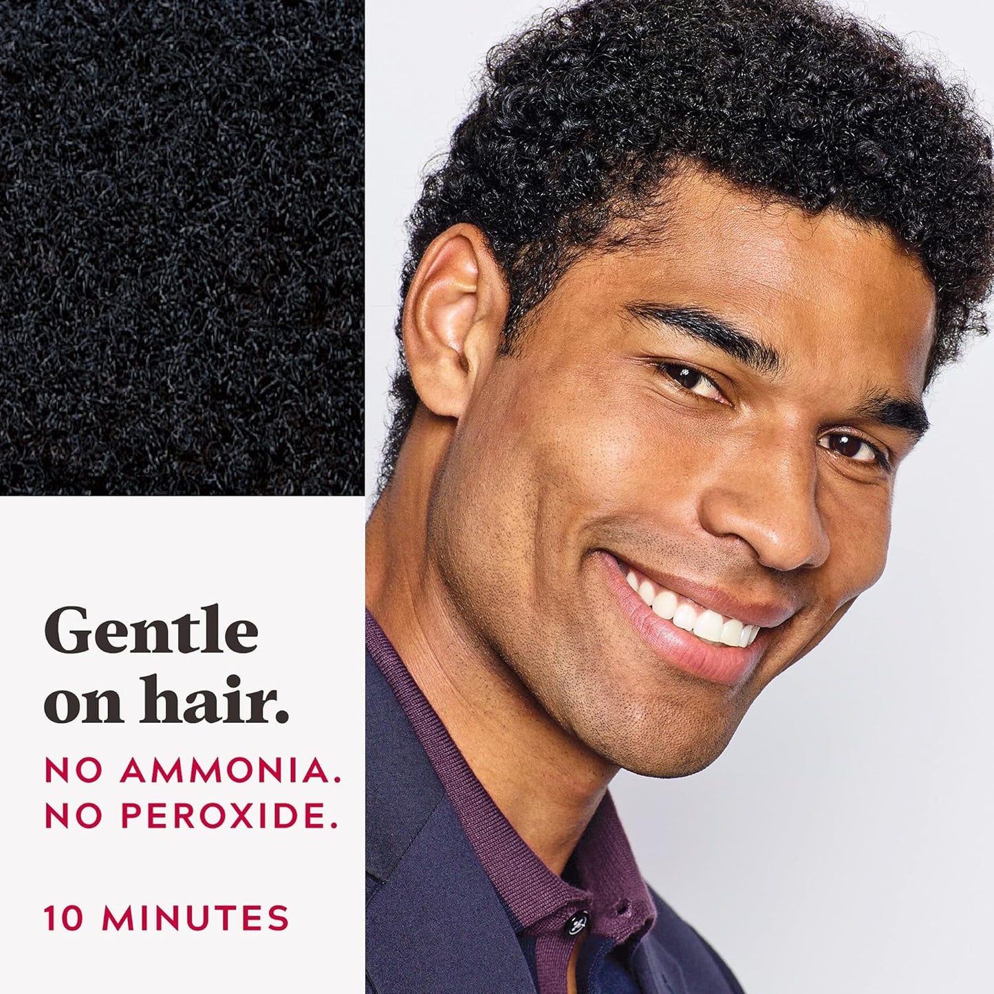 Final 3 hours 75% off🔥Men's Brush-Comb Hair Color Cream for Gray Coverage