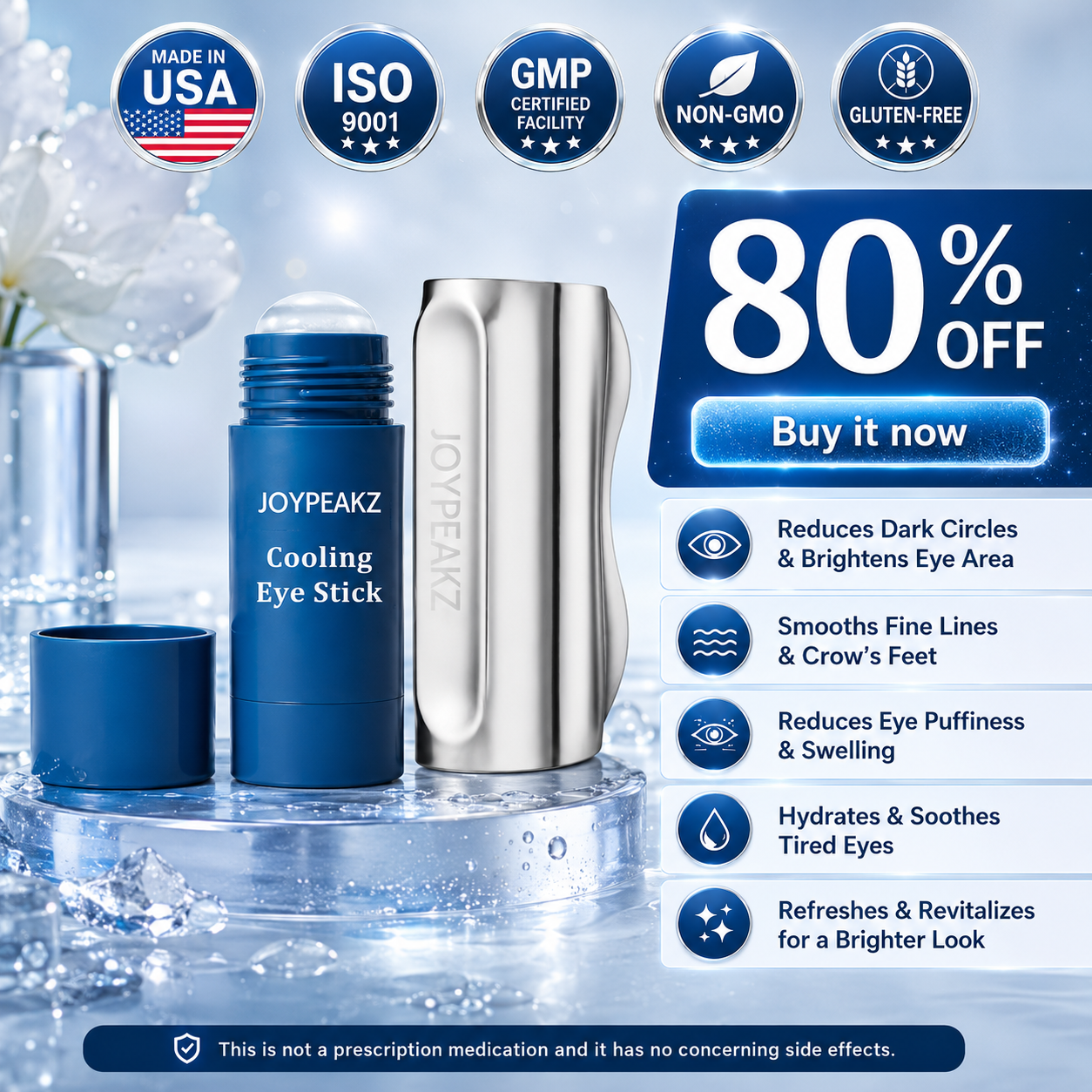 🔥100K+ Beauty Lovers Served – Joypeakz® Cooling Eye Stick