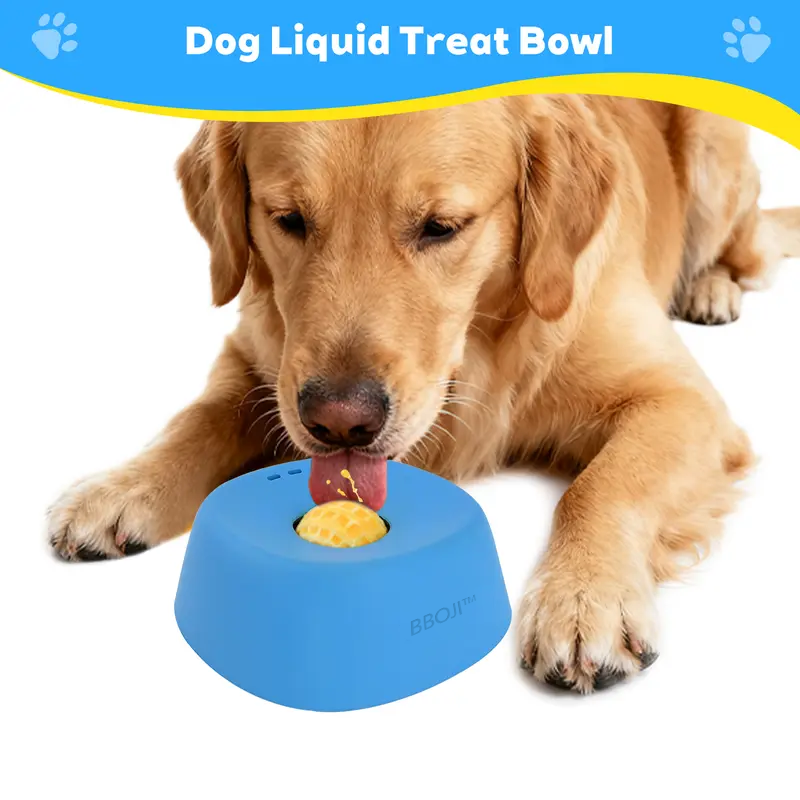 🐾BBOJI™ Vet-Recommended Slow Feeder Bowl for Dogs & Cats - Interactive Anti-Gulping Pet Dish for Healthy Tummies