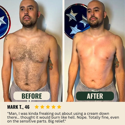 Joypeakz™ Natural Gentle Hair Removal Cream | For Women & Men, Sensitive Skin